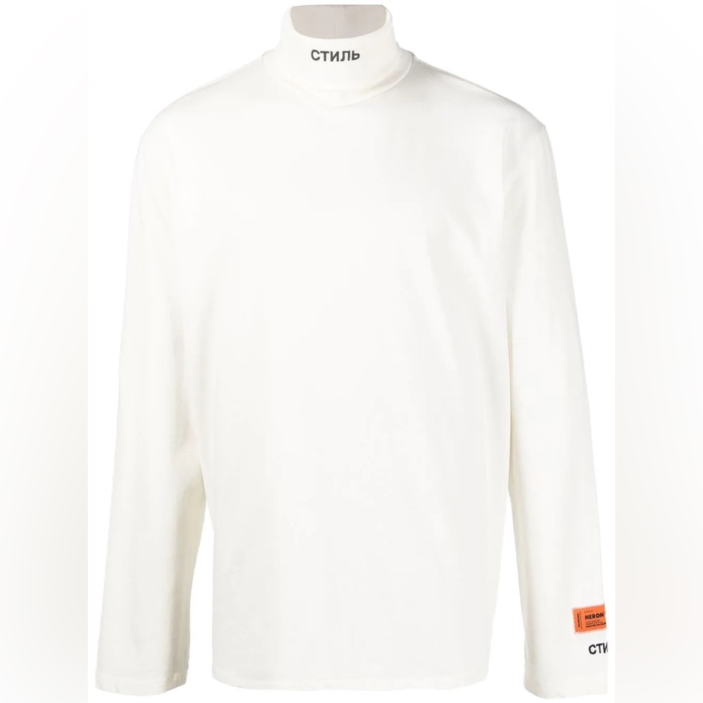 Heron Preston CTNMB roll-neck long-sleeve top